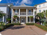 The Pool Deck House, one of only 12 homes that sit right on the lagoon pool.
