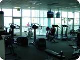Oceanfront fitness center with state of the art equipment